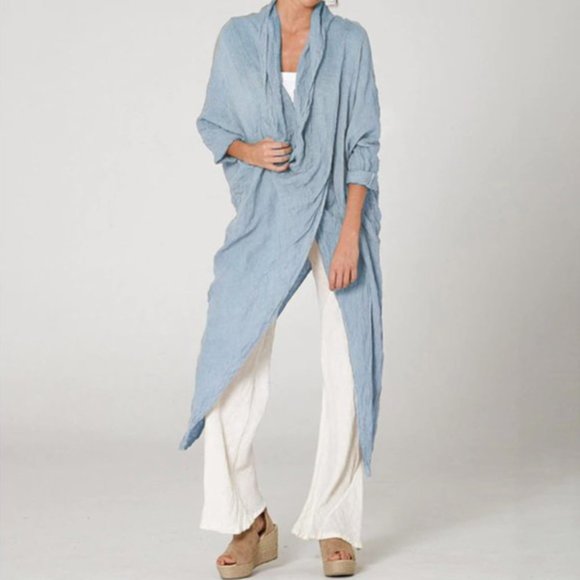 Tops - NEW Fashion Loose Asymmetrical Kimono Top